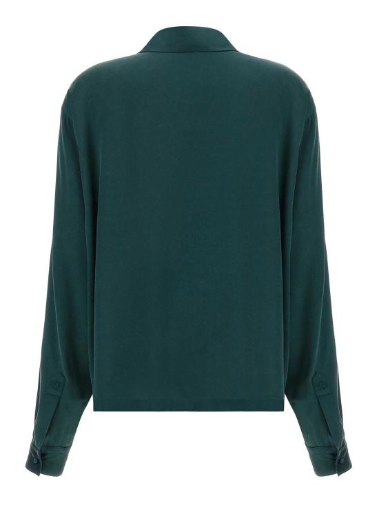 26FW 톰포드 폴로 티셔츠 TS2144FAX1720GDV GREEN - TOMFORD