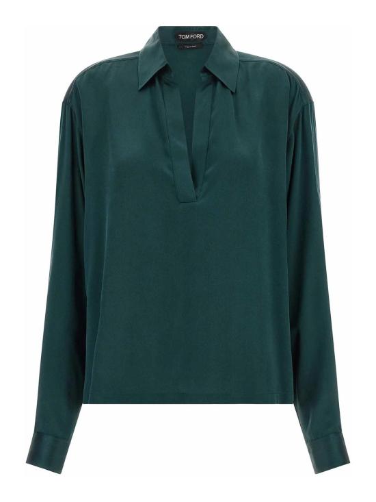 26FW 톰포드 폴로 티셔츠 TS2144FAX1720GDV GREEN