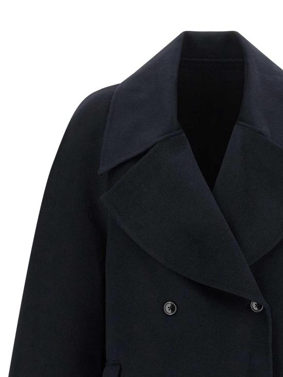 26FW 루루 스튜디오 코트 NEILNAVYMELANGE BLUE - LOULOU STUDIO