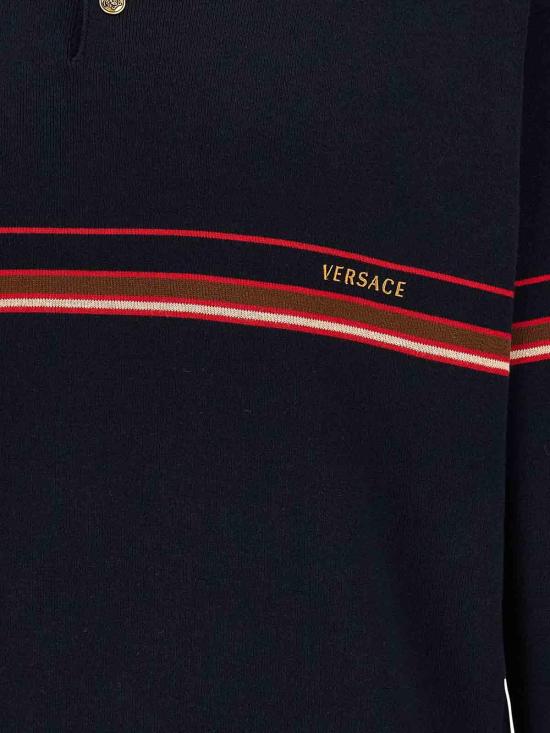 26FW 베르사체 폴로 티셔츠 10257441A183401U040 Blue - VERSACE