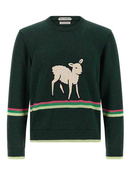 26FW JW앤더슨 스웨터 KW1578YN0515088 GREEN
