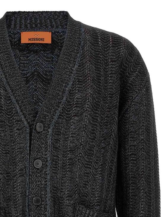 26FW 미소니 가디건 US26WM0GS72RM BLUE - MISSONI