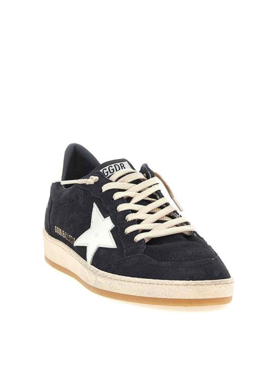  골든구스 볼 스타 스웨이드 스니커즈 GMF00117F00872150789 Blue - GOLDEN GOOSE