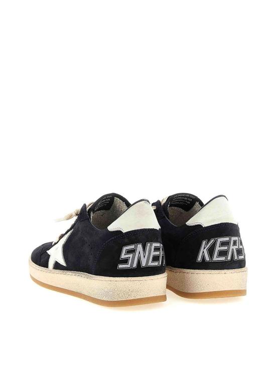  골든구스 볼 스타 스웨이드 스니커즈 GMF00117F00872150789 Blue - GOLDEN GOOSE