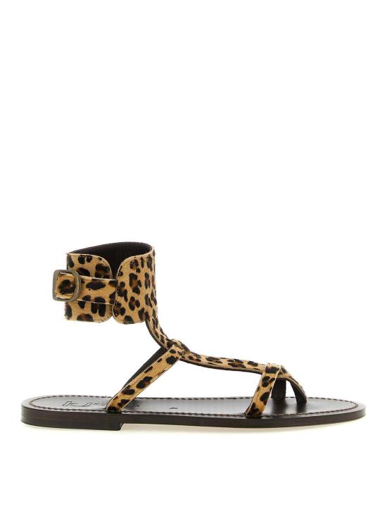 케이자크 샌들 CARAVELLEMOKAHORSYLEOPARD Brown