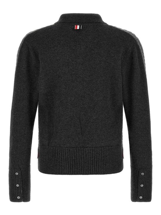 26FW 톰브라운 폴로 티셔츠 MKP166AY1018982 Grey - THOM BROWNE