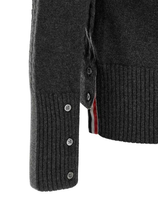 26FW 톰브라운 폴로 티셔츠 MKP166AY1018982 Grey - THOM BROWNE