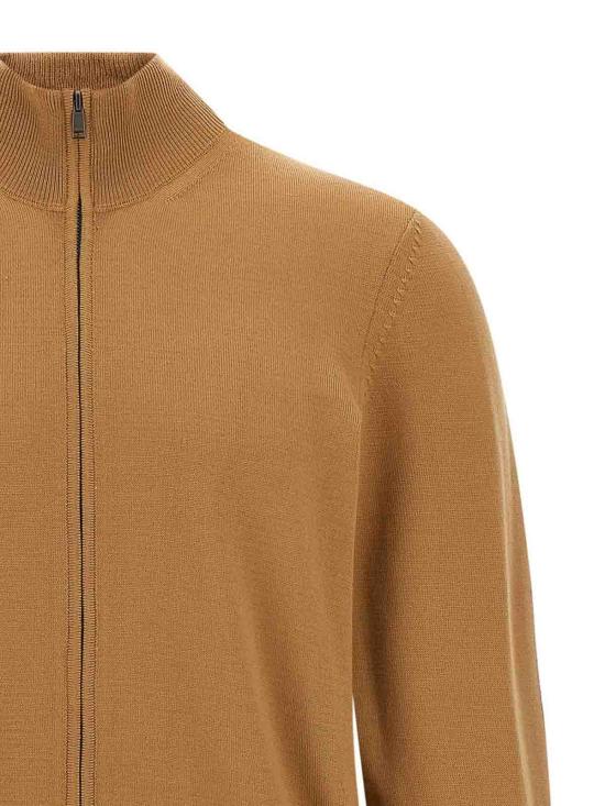 26FW 휴고보스 가디건 50566344260 BROWN - HUGO BOSS