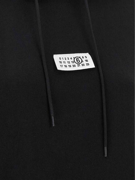 26FW MM6 메종마르지엘라 후드 티셔츠 S52GU0263M25025900 BLACK - MM6 MAISON MARGIELA