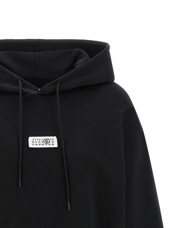 26FW MM6 메종마르지엘라 후드 티셔츠 S52GU0263M25025900 BLACK - MM6 MAISON MARGIELA