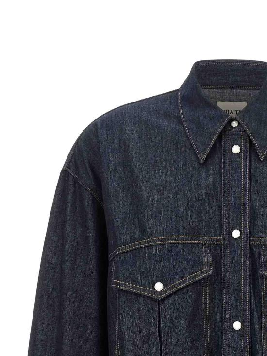 26FW 케이트 데님 셔츠 120E17 BLUE - KHAITE