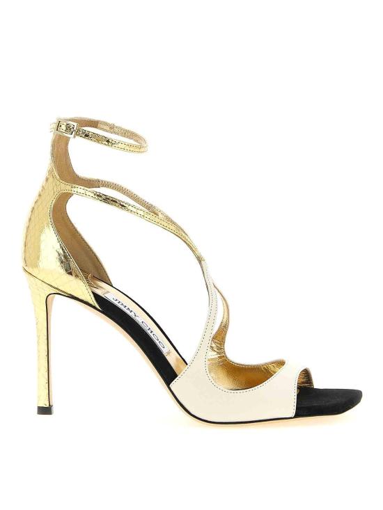 26FW 지미추 힐/펌프스 AZIA95BRHBLACKLATTEGOLD Multicolour