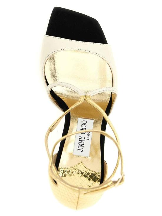 26FW 지미추 힐/펌프스 AZIA95BRHBLACKLATTEGOLD Multicolour - JIMMY CHOO