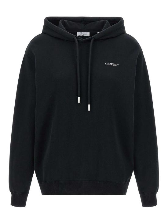 26FW 오프화이트 후드 티셔츠 2FE00509TW036 BLACK