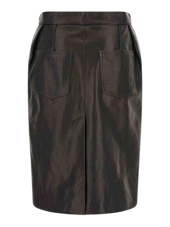 26FW 마그다뷰트림 미디 스커트 300726BLACK - MAGDA BUTRYM