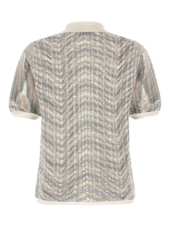 26FW 미소니 폴로 티셔츠 US26W204S01MX Multicolour - MISSONI