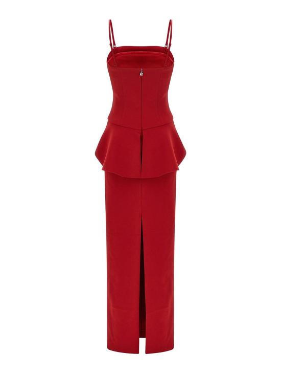 26FW 로테이트 바이 크리스텐슨 롱 원피스 116649E18 Red - ROTATE BY BIRGERCHRISTENSEN