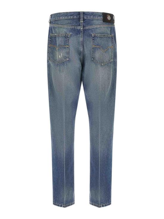 26FW 베르사체 스트레이트 팬츠 10254441A184051D800 Blue - VERSACE