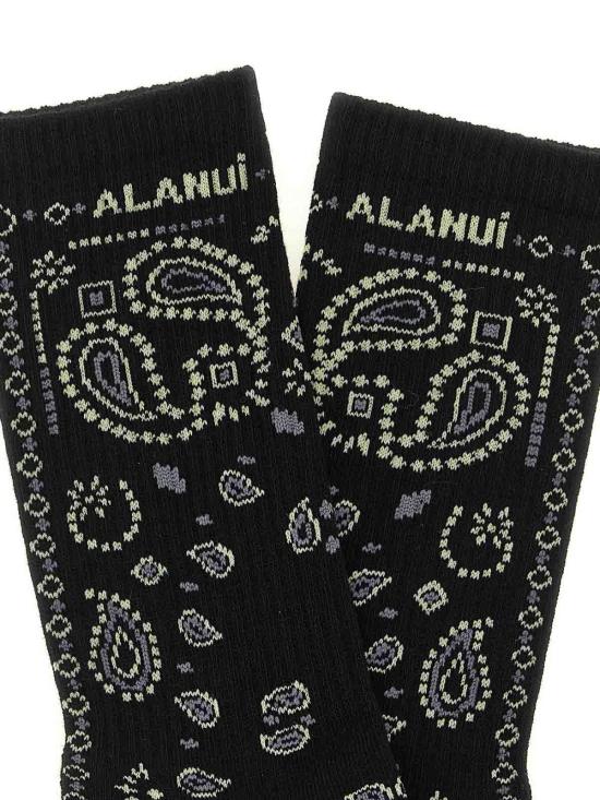 26FW 알라누이 양말 LWRA007E26KNI0011084 BLACK - ALANUI