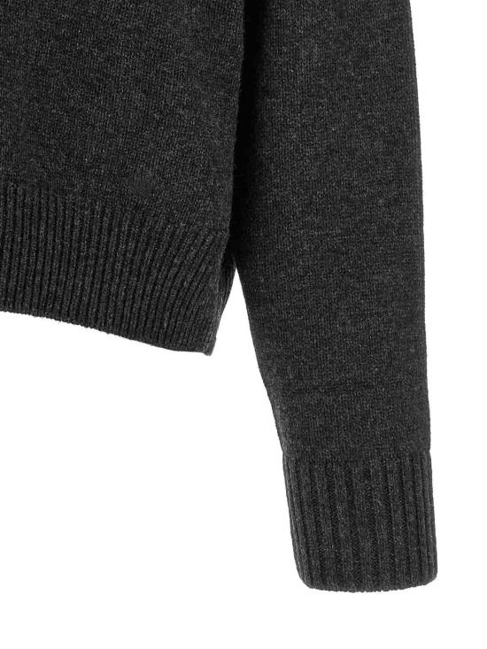 26FW 루루 스튜디오 탑 BREHACHARCOALMELANGE Grey - LOULOU STUDIO