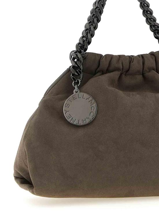 26FW 스텔라 맥카트니 팔라벨라 드로스트링 숄더백 7B0144WP05432822 GREY - STELLA MCCARTNEY