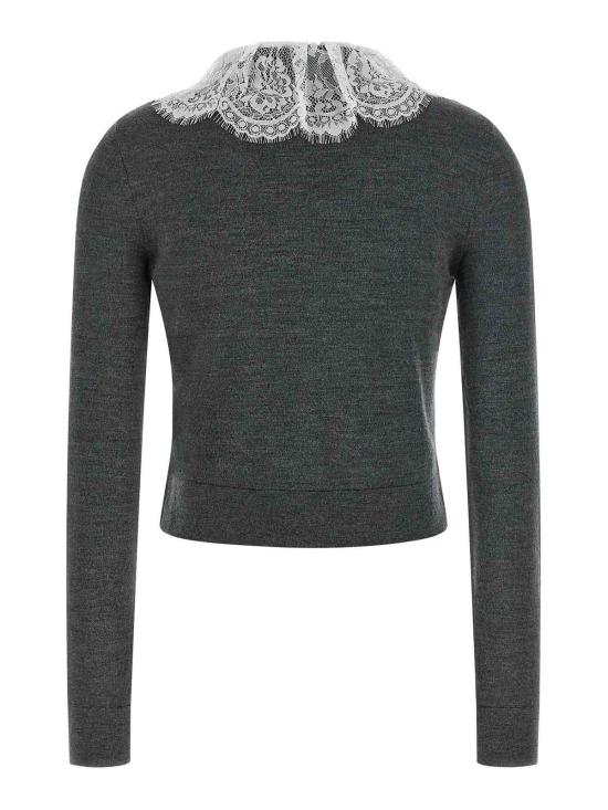 26FW 셀프 포트레이트 가디건 PF26134C GREY - SELF PORTRAIT
