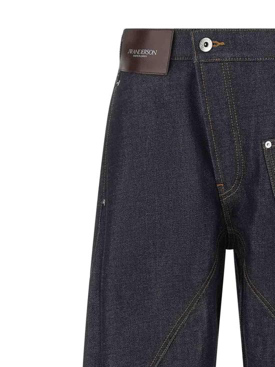 26FW JW앤더슨 스트레이트 팬츠 DT0132PG1930870 Blue - JW ANDERSON