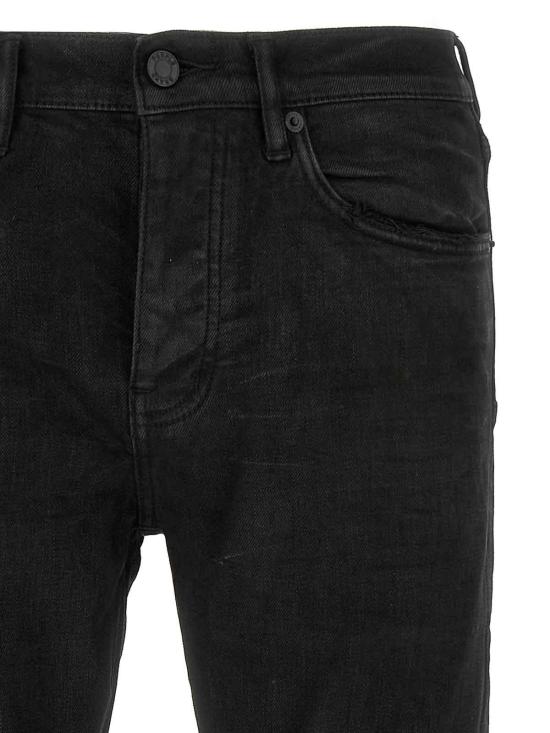 26FW 퍼플 브랜드 스트레이트 팬츠 P001BLRBLR BLACK - PURPLE BRAND