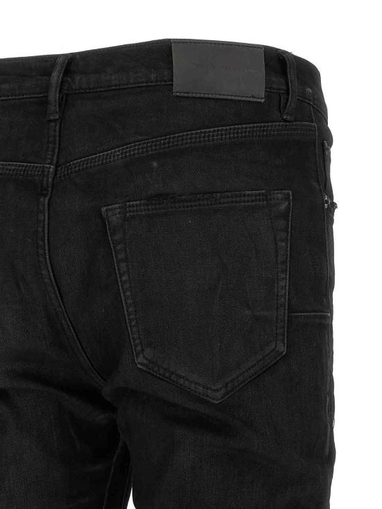 26FW 퍼플 브랜드 스트레이트 팬츠 P001BLRBLR BLACK - PURPLE BRAND