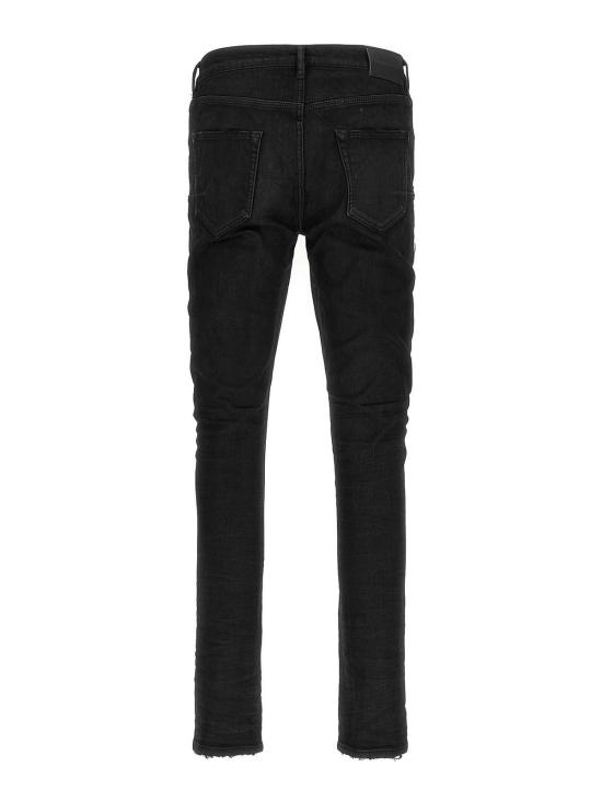 26FW 퍼플 브랜드 스트레이트 팬츠 P001BLRBLR BLACK - PURPLE BRAND