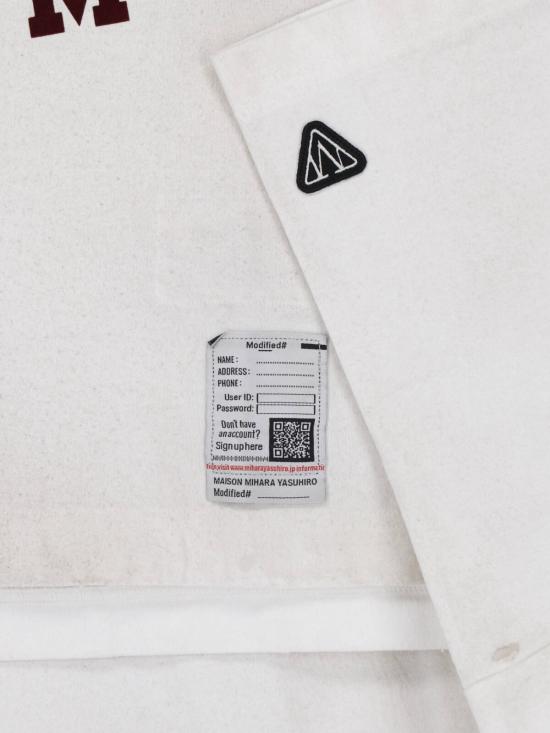 26FW 메종 미하라 야스히로 반팔 티셔츠 J17TS811 WHITE - MAISON MIHARA YASUHIRO