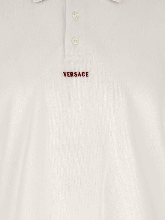 26FW 베르사체 폴로 티셔츠 10260071A186881W000 White - VERSACE
