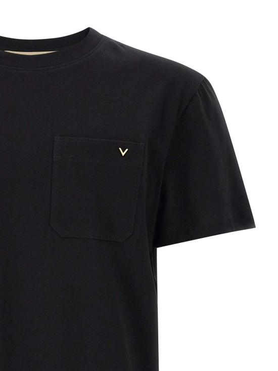 26FW 발렌티노 가라바니 반팔 티셔츠 V3MG10VBGR0NO BLACK - VALENTINO GARAVANI