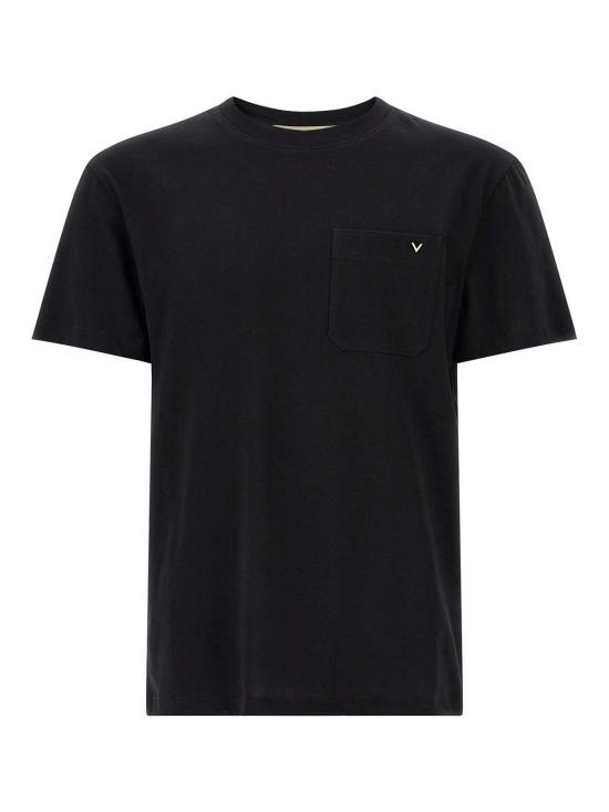 26FW 발렌티노 가라바니 반팔 티셔츠 V3MG10VBGR0NO BLACK