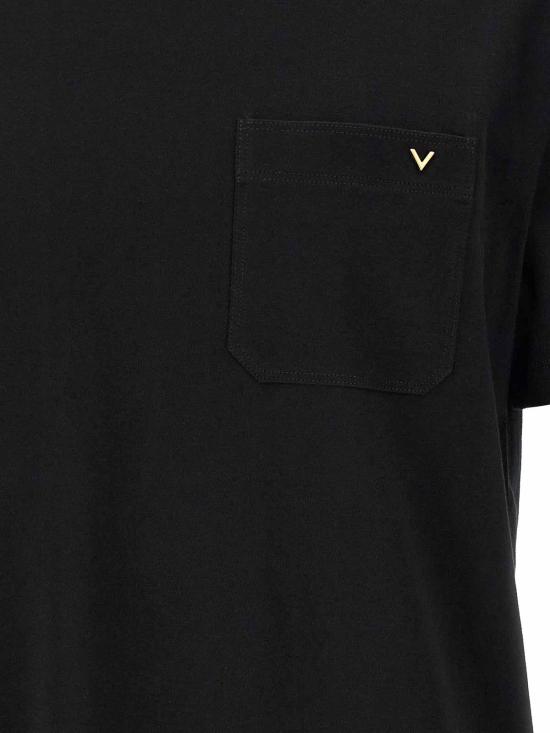 26FW 발렌티노 가라바니 반팔 티셔츠 V3MG10VBGR0NO BLACK - VALENTINO GARAVANI