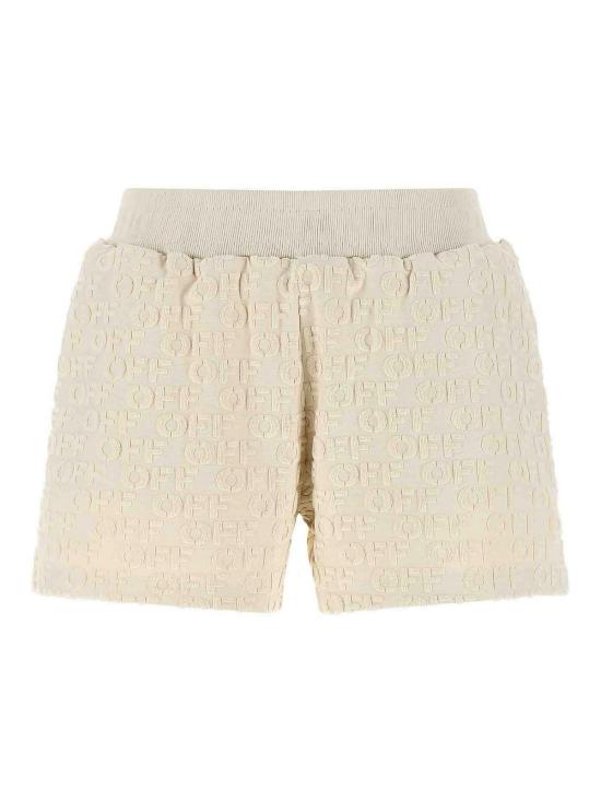 26FW 오프화이트 숏팬츠 2SJ00711LW230 Beige
