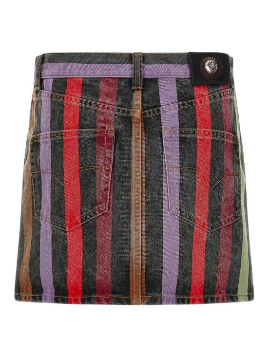 26FW 베르사체 숏 원피스 10256701A183861D070 Multicolour - VERSACE