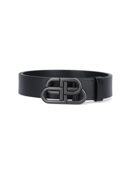 26FW 발렌시아가 BB 라지 벨트 570370 1CH55 1000 BLACK