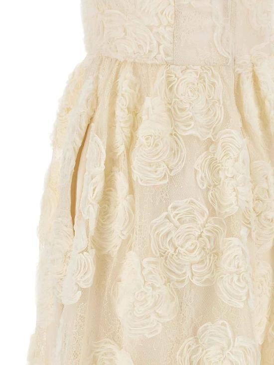 26FW 로테이트 바이 크리스텐슨 미디 원피스 116298E16 White - ROTATE BY BIRGERCHRISTENSEN