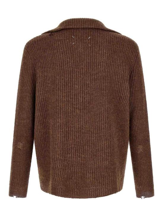 26FW 마르지엘라 집업 니트 S67HL0008M13024122F BROWN - MAISON MARGIELA