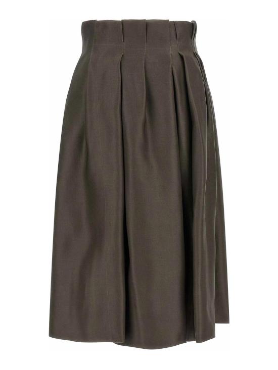 26FW 케이트 미디 스커트 41893028659 BROWN - KHAITE