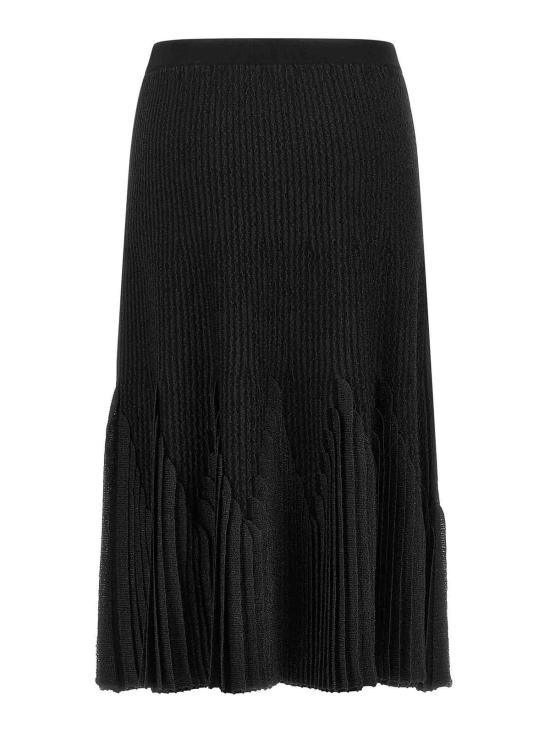 26FW 엘리자베타프랜치 미디 스커트 GK34S66E2110 BLACK - ELISABETTA FRANCHI