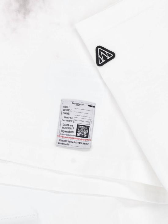 26FW 메종 미하라 야스히로 반팔 티셔츠 J17TS823 WHITE - MAISON MIHARA YASUHIRO
