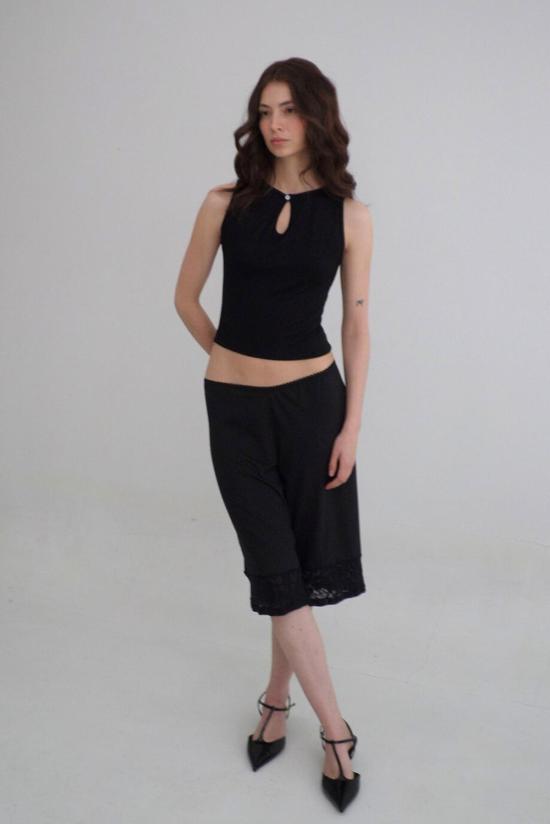  Mpaz Studio 민소매 티셔츠 Clara 키홀 탑 - OTHER BRANDS