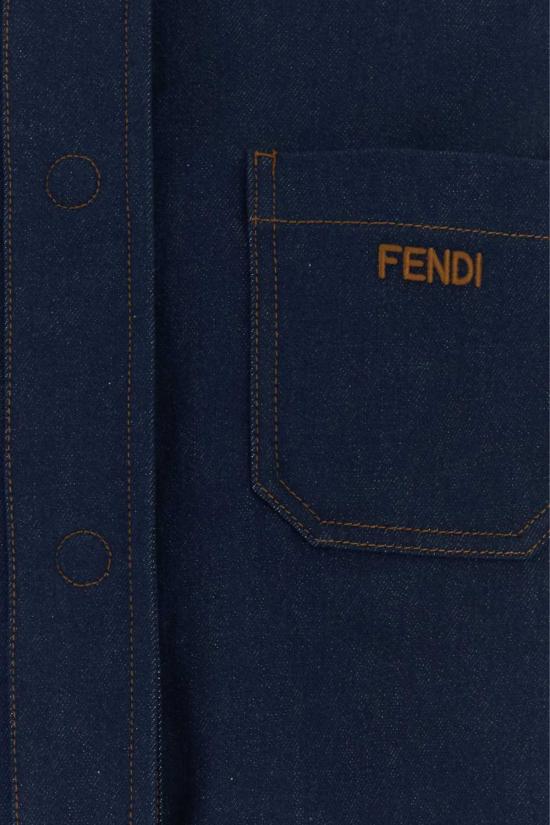 26SS 펜디 블루 데님 재킷 FLF856AOHS F0QB0 NAVY - FENDI