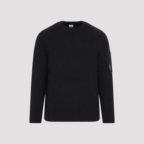 26FW 씨피 컴퍼니 스웨터 21CMKN101A 006608A 999 BLACK DOM