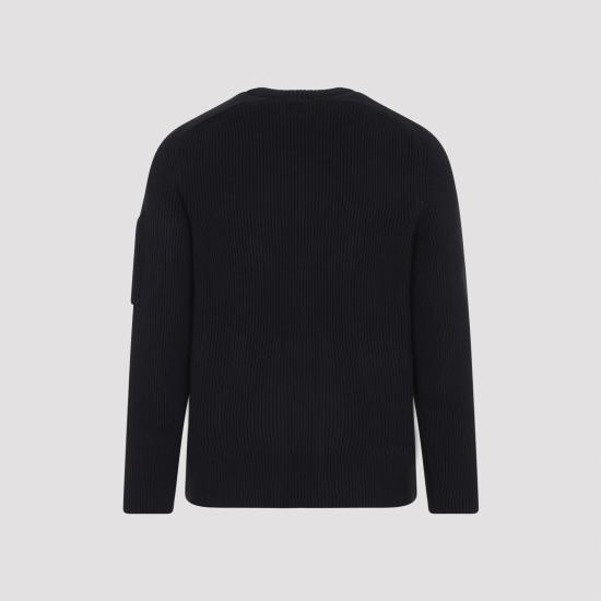 26FW 씨피 컴퍼니 스웨터 21CMKN101A 006608A 999 BLACK DOM - C.P. COMPANY