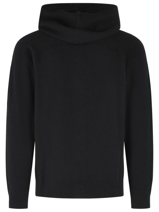26FW 씨피 컴퍼니 가디건 21CMKN097A 110149A 999 BLACK DOM - C.P. COMPANY