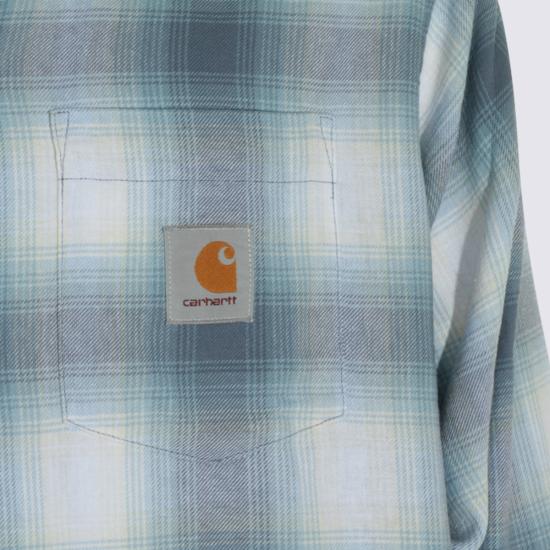 26FW 칼하트 WIP 긴팔 셔츠 I036807 3TRXX SHADY BLUE DOM - CARHARTT WIP