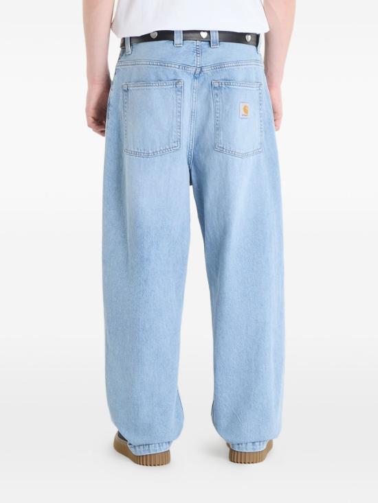 26FW 칼하트 WIP 브랜돈 팬츠 I035893 01WU BLUE HEAVY WORN BLEACHED DOM - CARHARTT WIP